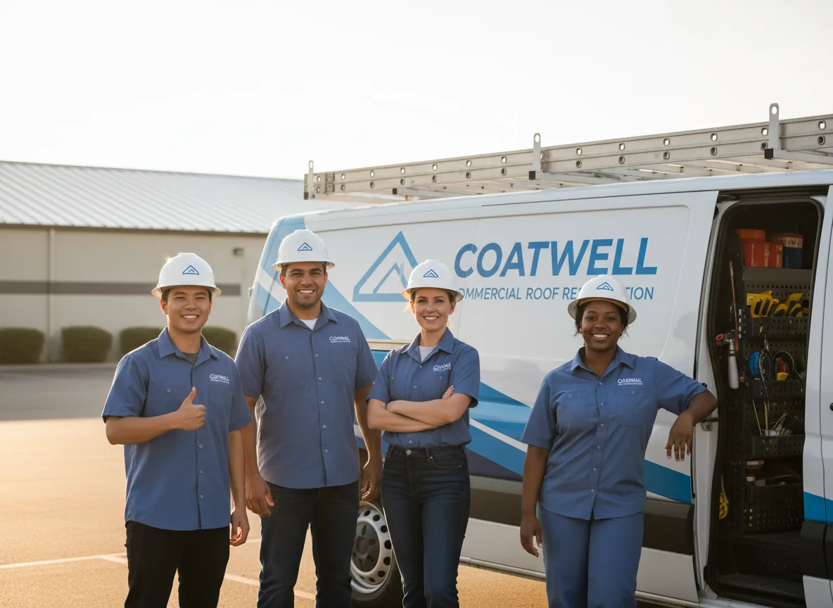 Commercial roof coating company in Ellendale, MN